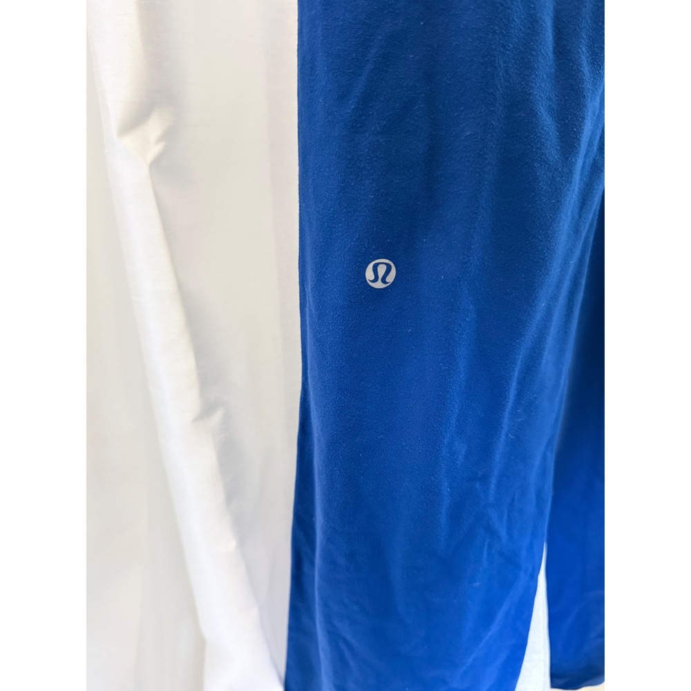 Lululemon Groove Pants Women 4 Blue Excellent Flare Leg Yoga Athletic Waistband - Picture 3 of 4